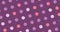 Abstract background animation of pink and purple polka dot circle pattern