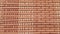 Abstract background of bamboo paneling, close shot. Dolly shot brown bamboo paneling tied with rope. Texture of interior