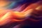 Abstract background with blue and orange colour waves