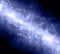 Abstract background of blue starfield