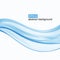 Abstract background. Blue waves on white background for presentation, website, flyers, brochures.