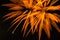 Abstract Background: Blurred Orange Fireworks