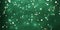 Abstract background of blurry unfocused golden stars design green background wallpaper christmas concept 3d render
