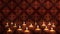 Abstract background and burning candles