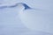 Abstract Background of Classic Blue Snow Mound