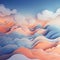 Abstract background clouds theme dramatic atmosphere high quality ai generated image