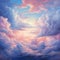 Abstract background clouds theme dramatic atmosphere high quality ai generated image