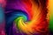 abstract background colorful fiery rainbow. Generative AI