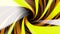 Abstract background with colorful spinning orange and yellow helix, seamless loop. Animation. Endless hypnotic rotation