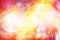 Abstract background with cosmic energy swirling effect, colorful dynamic movement. Fire effect in space.