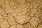 Abstract background, cracked dirt surface