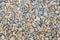 Abstract background with decorative floor pattern of gravel stones, Gravel colorful rock texture