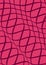 Abstract background. Deformed checkered pattern, burgundy bright colors