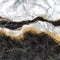 abstract background  digital marbling illustration  black and white marble with golden veins  fake painted artificial stone