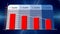 Abstract background economic chart