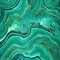 Abstract background, fake stone texture, malachite green agate jasper marble slab with gold glitter veins, wavy lines fashion