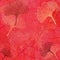 Abstract Background with Ginkgo Leaves in Red