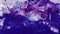 Abstract background glitter ink blue purple white