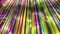 Abstract background glow multicolor lines form surface. Beautiful curved lines as beautiful looped creative background