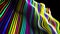 Abstract background glow multicolor lines form surface. Beautiful curved lines as beautiful looped creative background