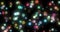 Abstract background of glowing shiny moving blurry bokeh particles. blend mode