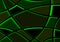 Abstract Background with Green Neon Illuminated Mosaic