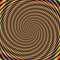 Abstract background illusion hypnotic illustration, attractive
