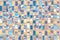 Abstract background illustration with repeated boxes pattern