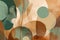 abstract background image inspired by nature, using earthy tones and organic shapes Generative AI