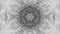Abstract background. Kaleidoscopic. Mandala kaleidoscope sequence. White, grey light, slowly changing shapes. Pattern