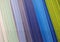 Abstract background made of colourful rows of papers