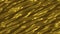 Abstract background with metal diagonal waves golden metallic backdrop. Golden movement with wavy, curves stripes
