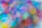 Abstract background of multicolored bokeh. Defocused holiday bokeh background