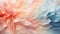 Abstract background with multicolored crepe paper, closeup. Peach Fuzz color