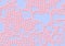 Abstract background with optical illusion generative pattern and pastel colors