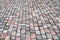 Abstract background of paving stones. Street paving. Cobblestone pavement