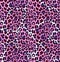 Abstract Background Pink and Purple Leopard Design