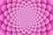 Abstract background. Pink spiral flower pattern. Abstract Lotus Flower. Esoteric Mandala Symbol.