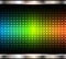 Abstract background, rainbow dots pattern