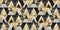 Abstract background, seamless pattern, geometric mosaic tile with marble texture and gold. Repeating art deco wallpaper