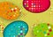 Abstract Background Seamless pattern oval colorful vector illustration. for your graphic design.