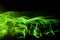 Abstract background shape - green smoke