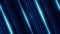 Abstract background of shimmering neon lines. Animation. Solid rotating background of horizontal bright neon lines