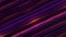 Abstract background of shimmering neon lines. Animation. Solid rotating background of horizontal bright neon lines