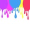 Abstract background splashing paint. Paint colorful dripping background