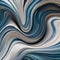 Abstract background with swirling waves and fluid shapes in cool tones Relaxing and meditative illustration for wellness or spa-