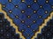 Abstract background textured prayer rug for praying for Muslims in blue with a combination of ornaments