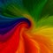 Abstract background of twirl vibrant colors