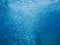 Abstract background of underwater bubbles in Kolona double bay Kythnos island Cyclades Greece, Aegean sea.