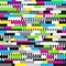 Abstract background vector seamless pattern in glitch style design.